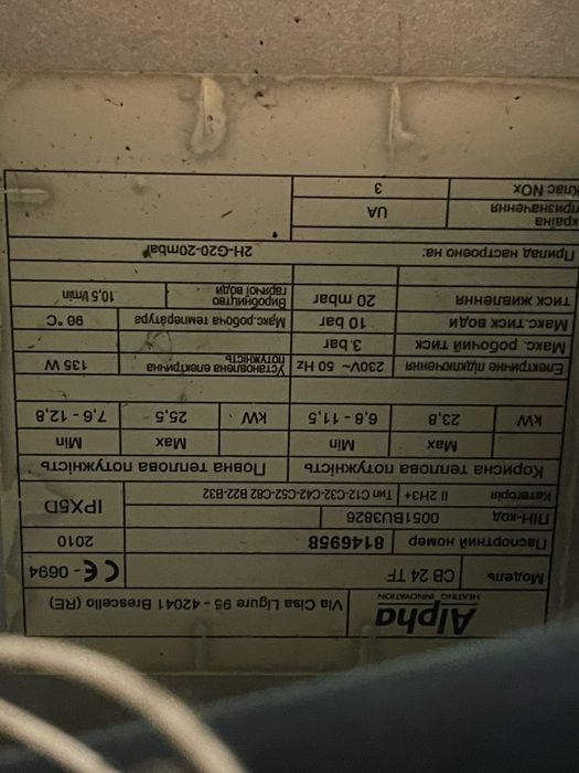 Котел газовий не тримає тиск,а так всі запчастини працюють