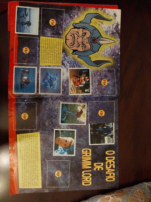 Caderneta Saban’s VR Troopers, Panini, antiga, vintage