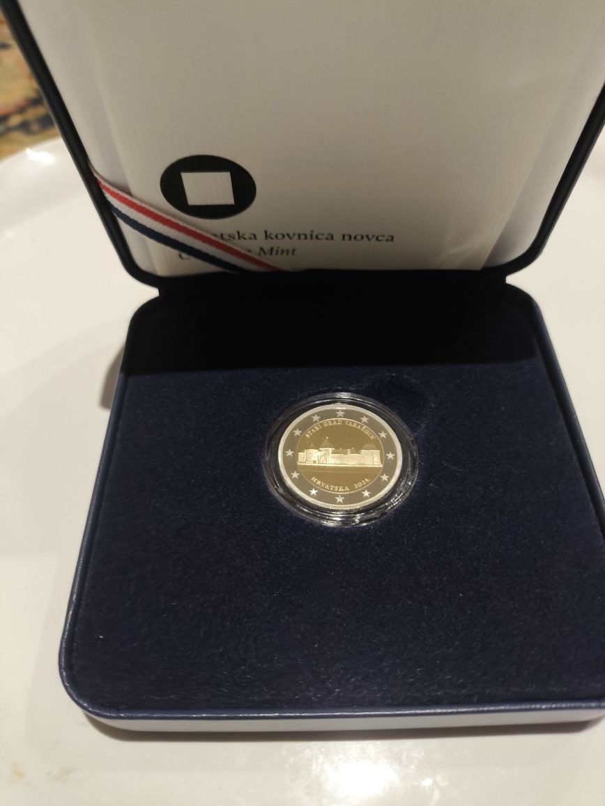 Moeda 2€ Croácia 2024 Proof