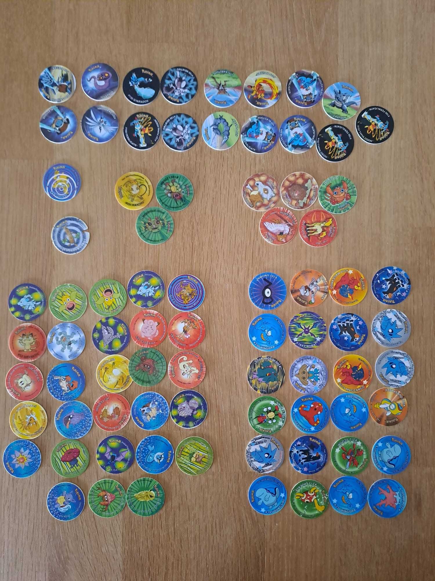 Tazos Pokémon - Venda à unidade ou conjunto