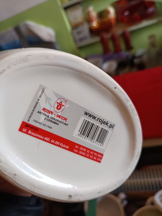 Duzy ceramiczny wazon Rojek-Decor 62 cm