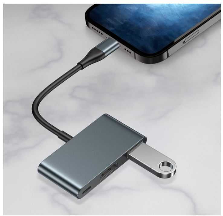 Przejściówka/adapter USB, HDMI, typ C do iPhone
