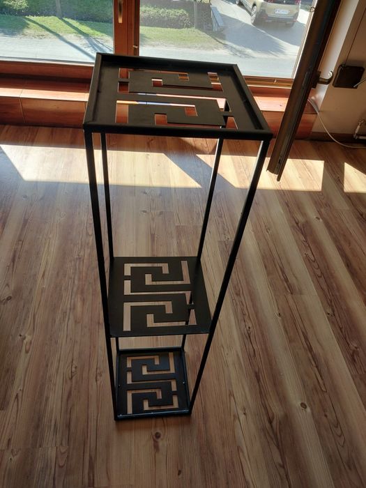 Regał , stojak metalowy , kwietnik  1 m wysoki