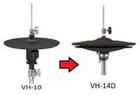 Roland VH-14D Hi-Hat HH Zamiana Pad VH-10 FD-8 FD-9 CY-5 V-Drums