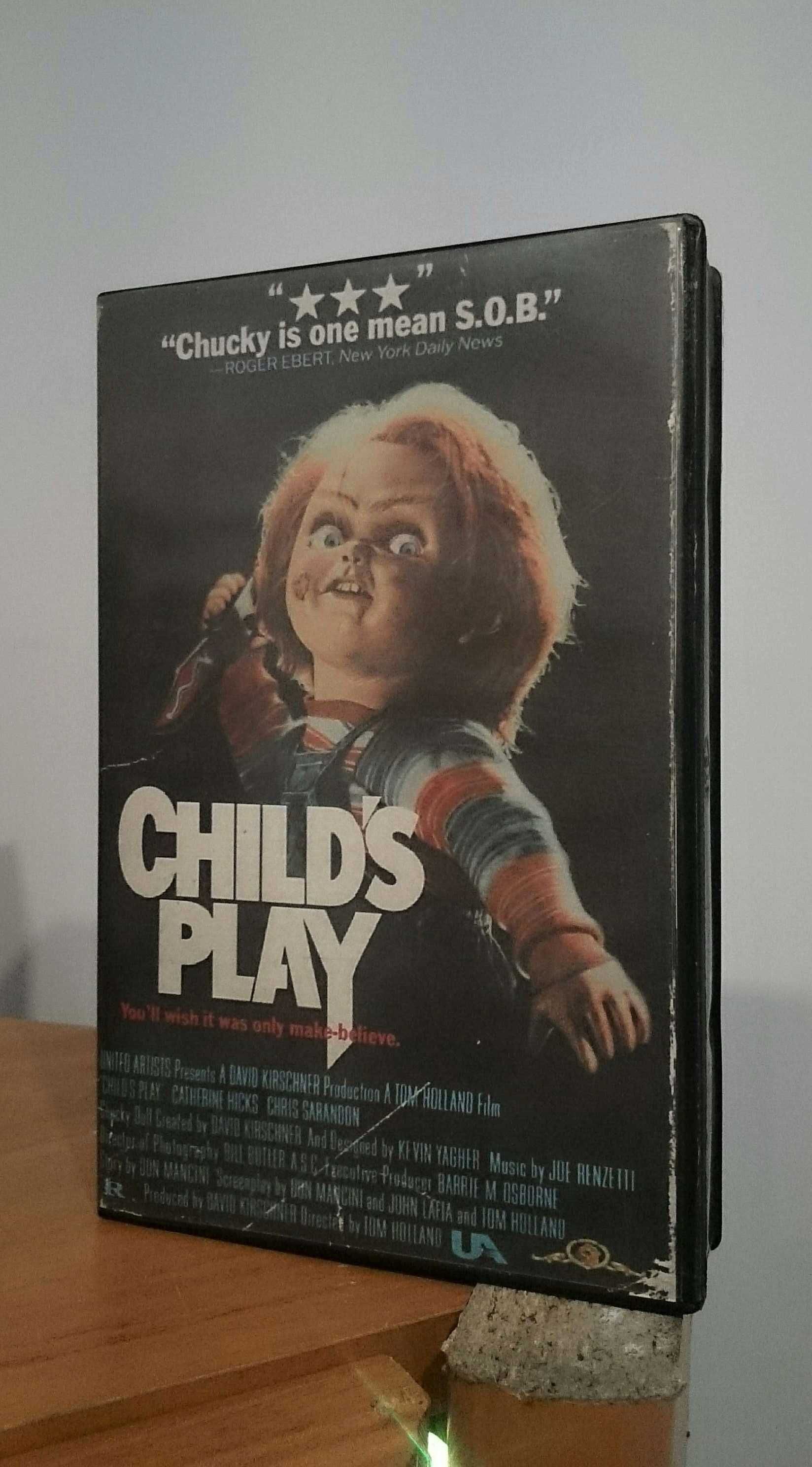 Filmy VHS * LALECZKA CHUCKY * CYBORG Amerykański * skazany * HORRORY