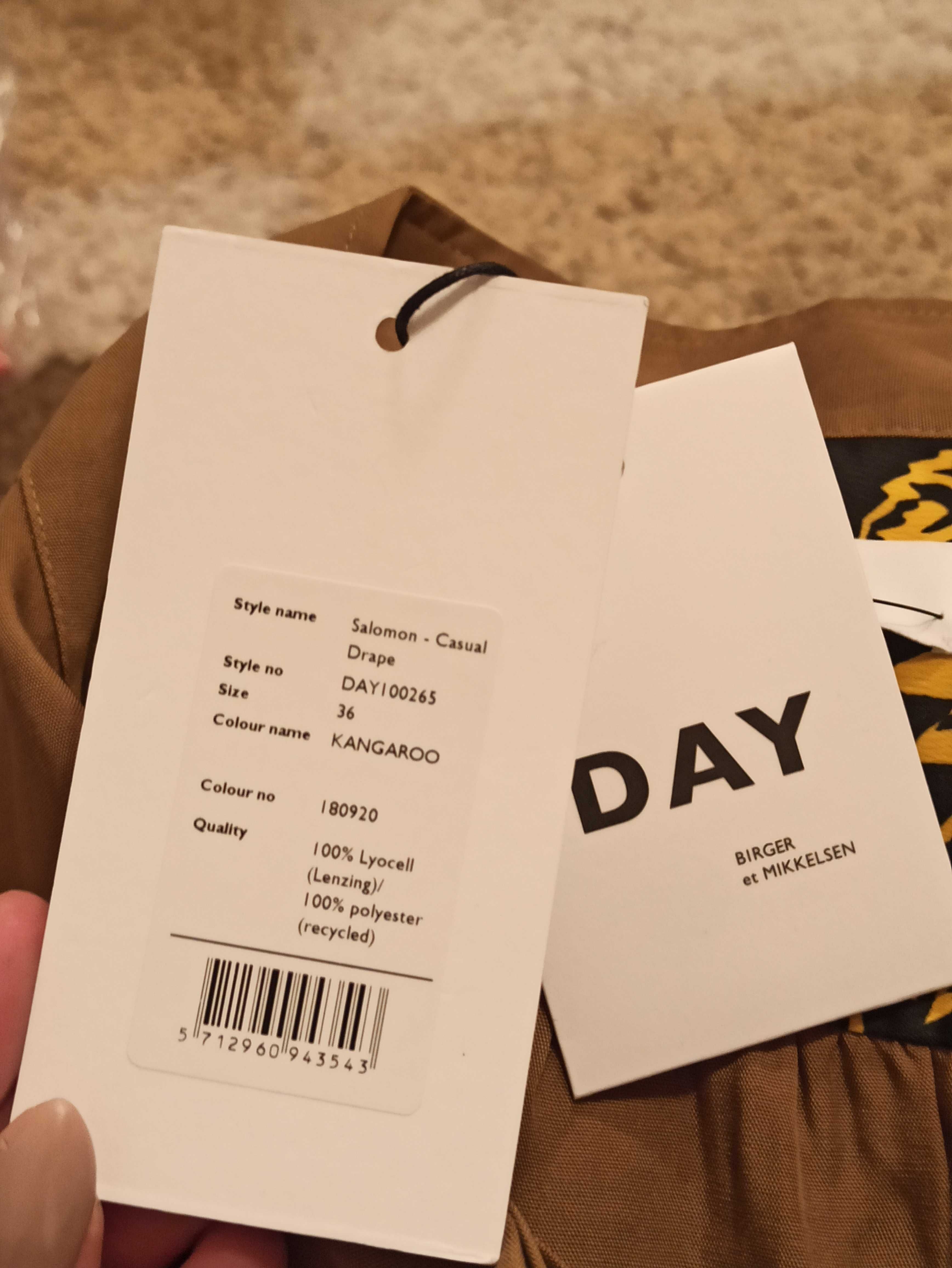 Koszula damska Day Birger et Mikkelsen, r. 36,kolor brązowy