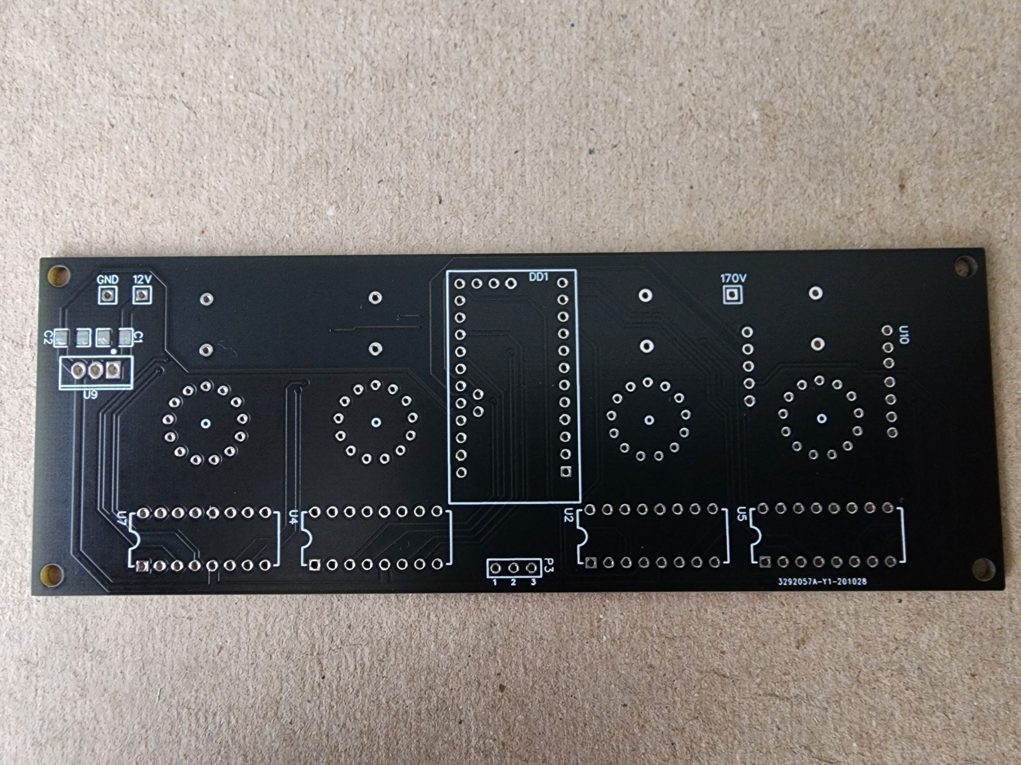 Zegar Nixie Arduino PCB