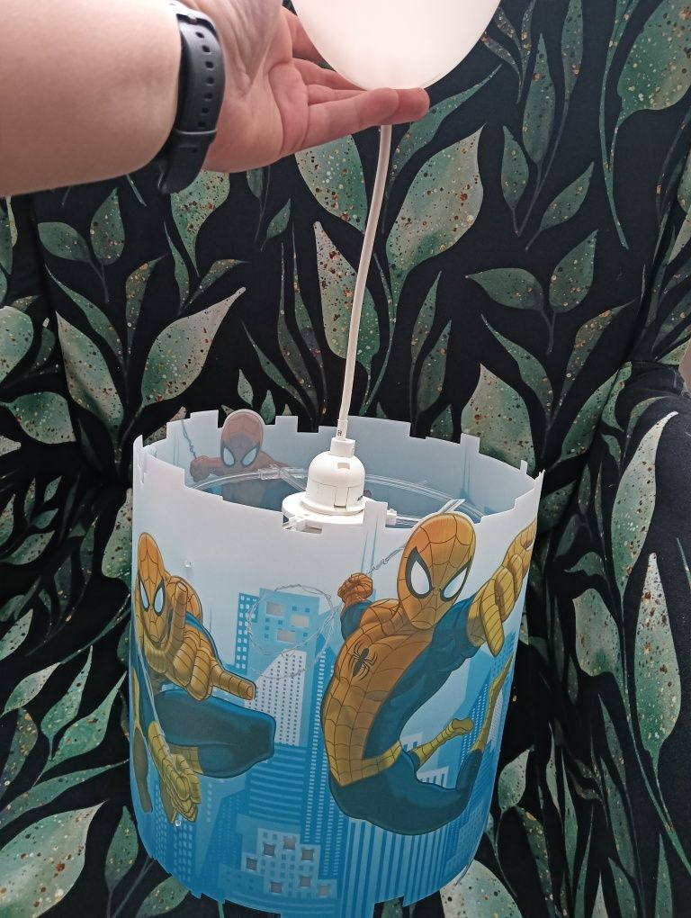 Lampa żyrandol Spiderman Philips