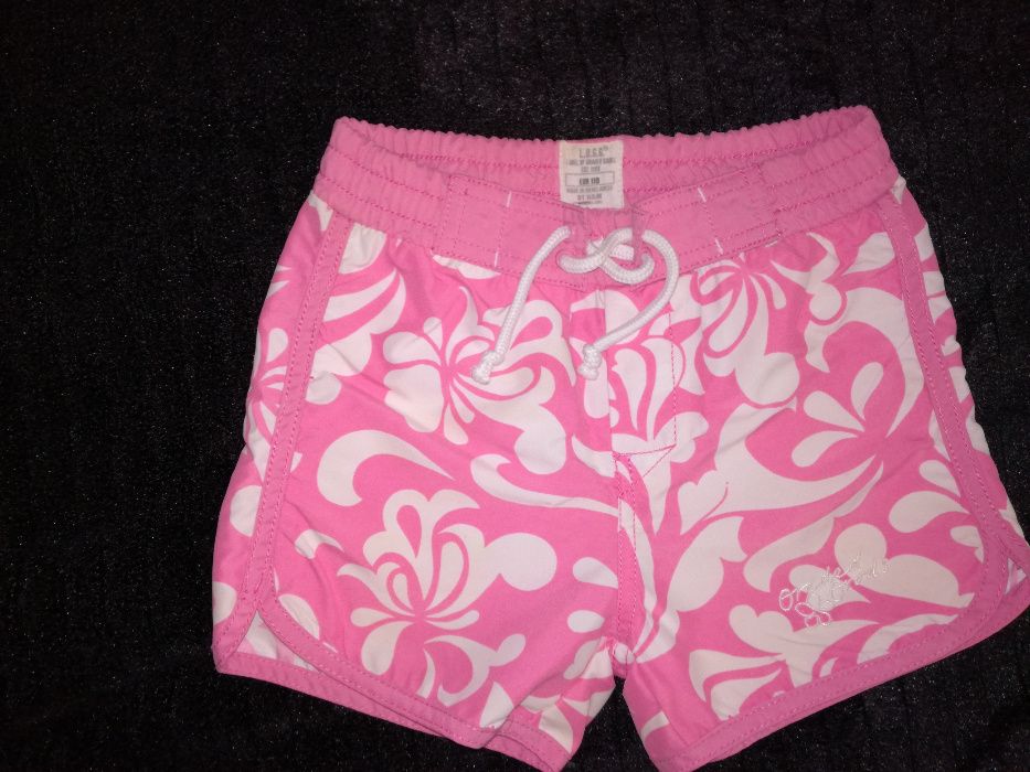 Zestaw, Koszulka Zara oraz spodenki H&M dla dziewczynki w roz 110