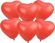 Balony serca czerwone 28cm 100szt Arpex oprawa: blister