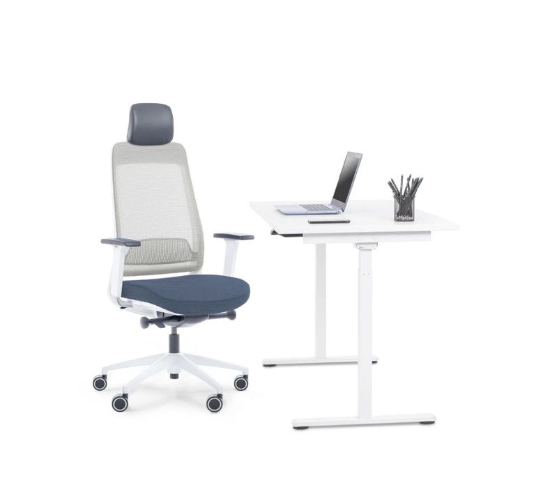 Biurko z elektryczną regulacją wysokości ELZAP ZU-MOVE ZB-50 + kółka