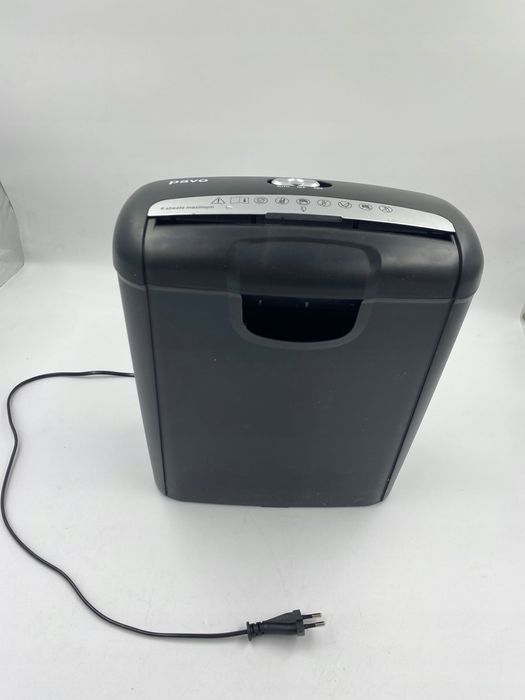 uszkodzona niszczarka pavo sc106c 10l fg15-70 czarna do 6 kartek opis
