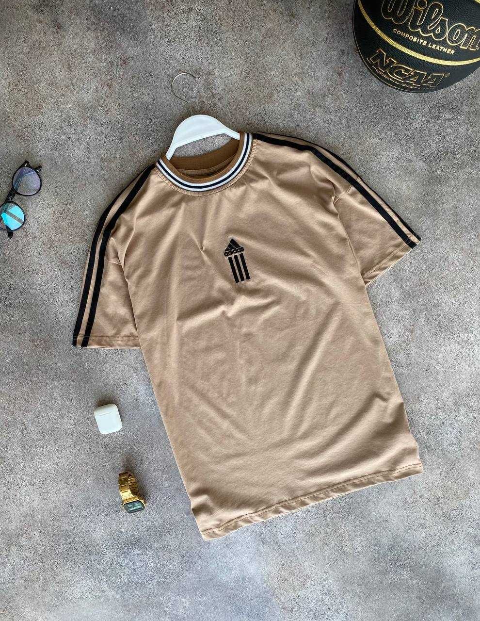 Футболка Adidas Beige оверсайз бавовняна i57/01203