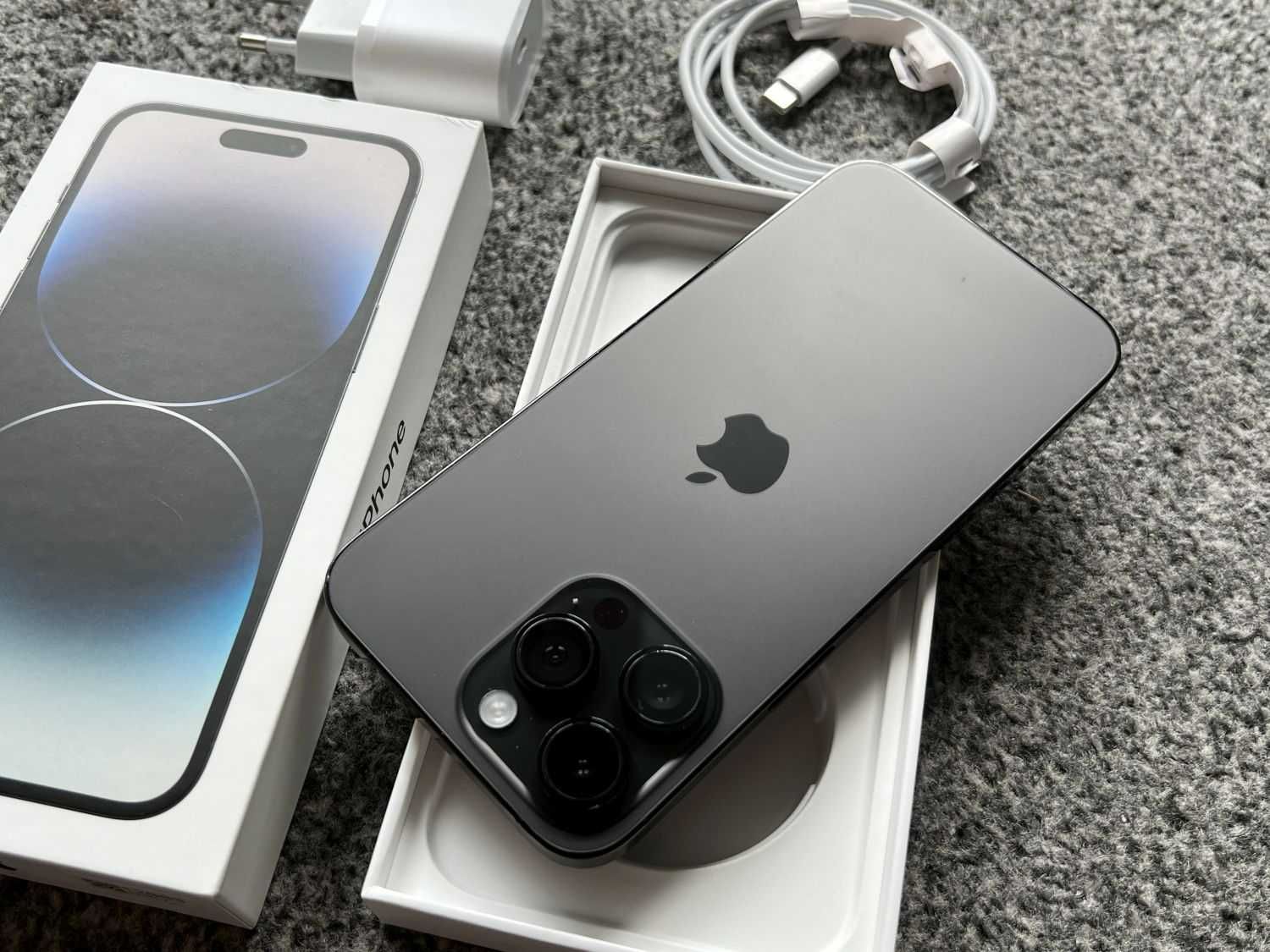 iPhone 14 Pro Max 256GB SPACE GREY SZARY BLACK Czarny Bateri 97% Gwar