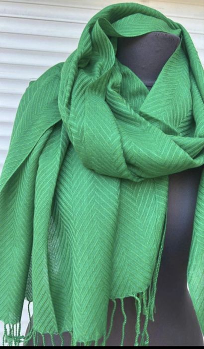 Szalik szal jodelka zielona