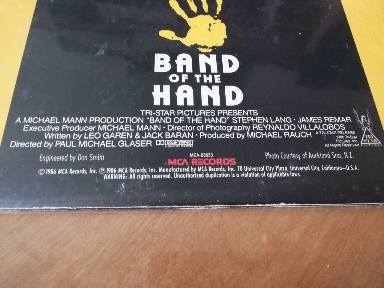 Bob Dylan Band of the hand LP EX US