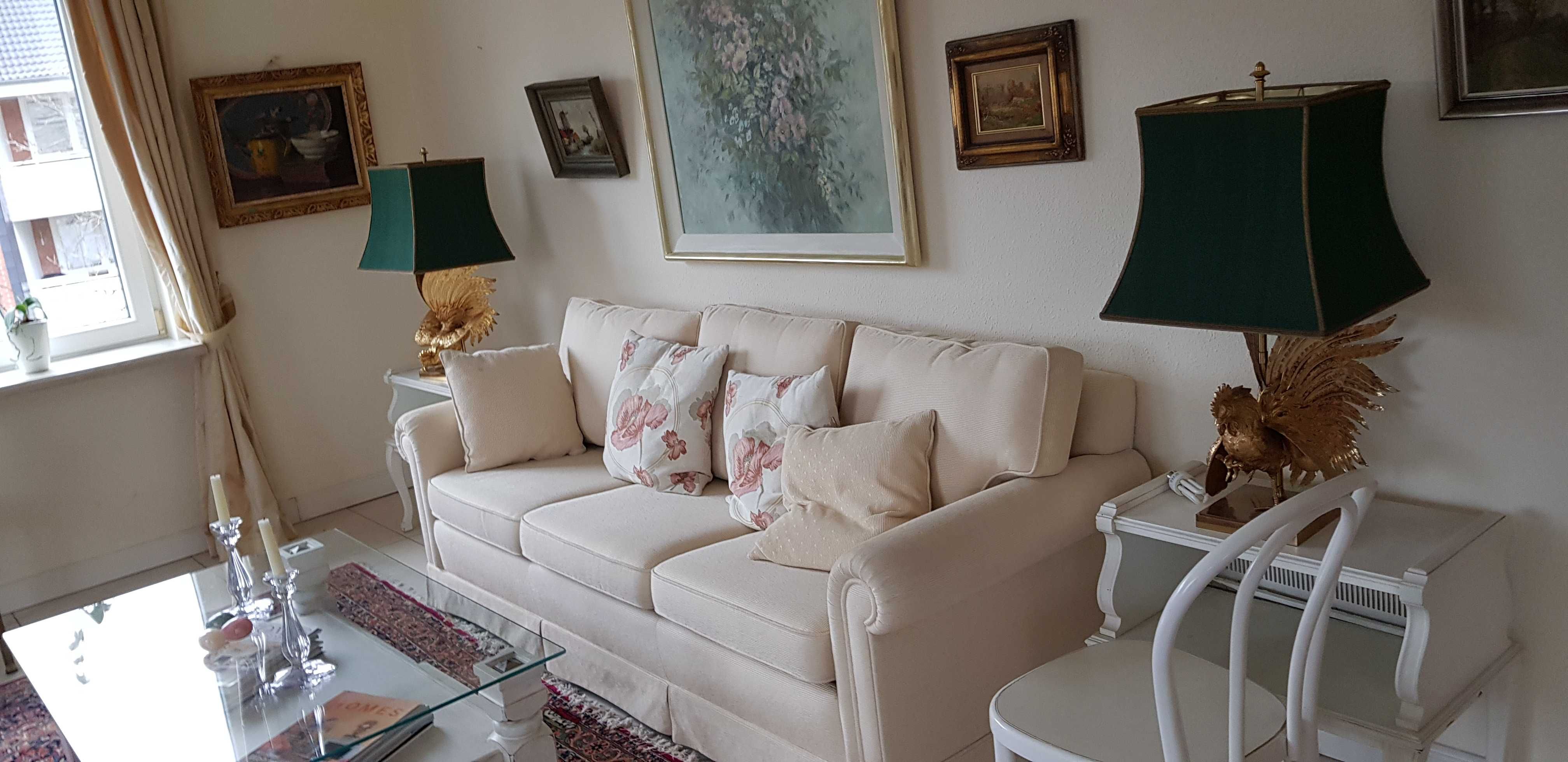 Sofa Sztruksowa Krem