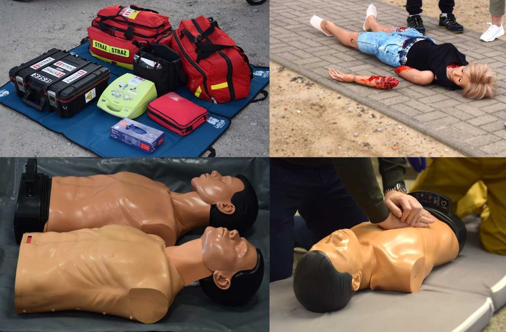 Szkolenie PPOŻ, Pierwsza Pomoc Przedmedyczna, Próbna ewakuacja