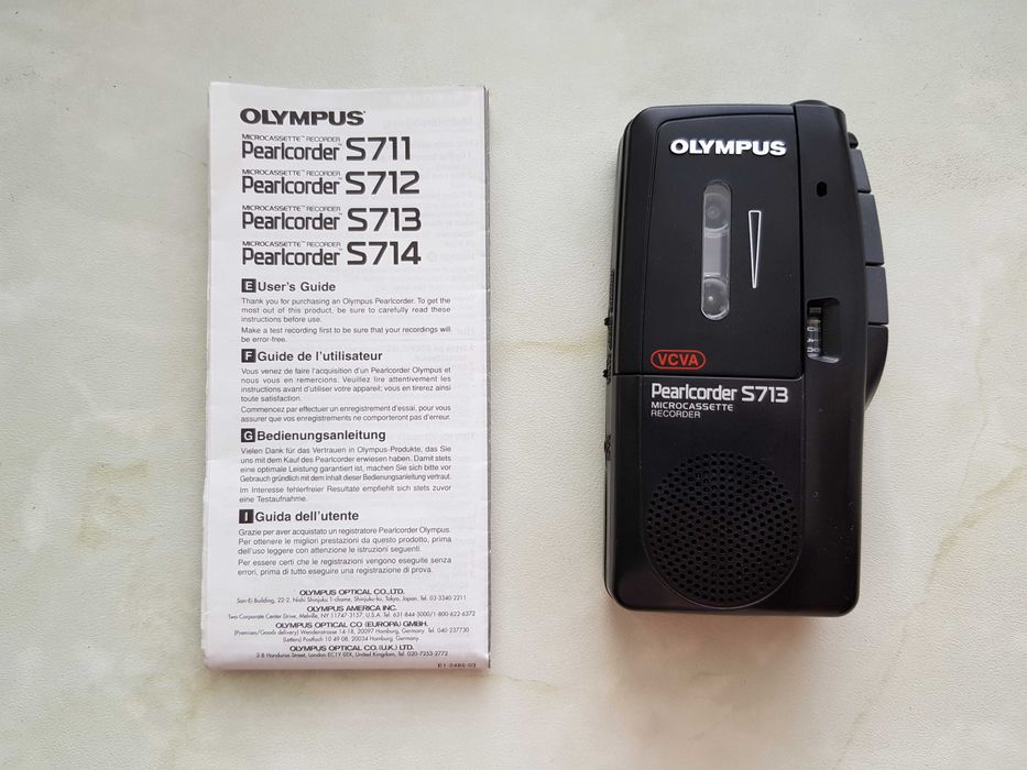 Диктофон Olympus Pearlcorder S713 + кассети