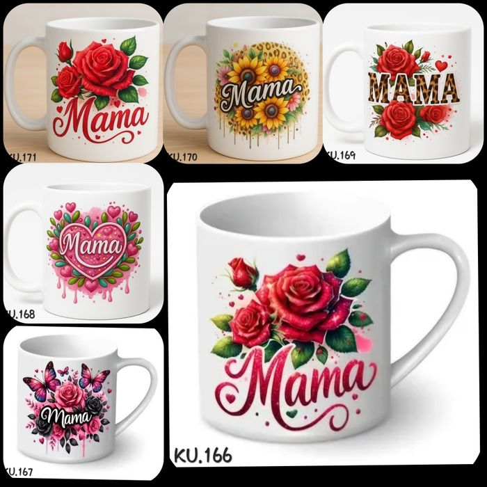 Prezent na Dzień Mamy Kubek Ceramiczny z Imieniem dla Mamy