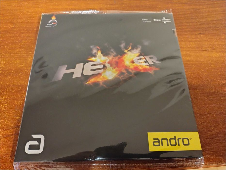 Okładzina gładka Andro Hexer 2,1, czarna