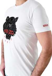 Koszulka T-shirt KENZO Paris Tiger biała  roz.S,M