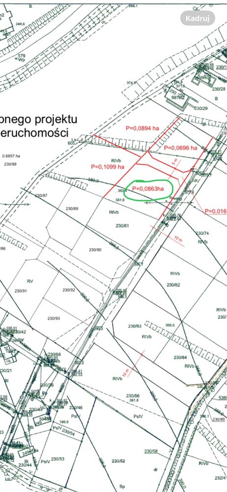 Działka na wzgórzu przy lesie - Jarnołtówek