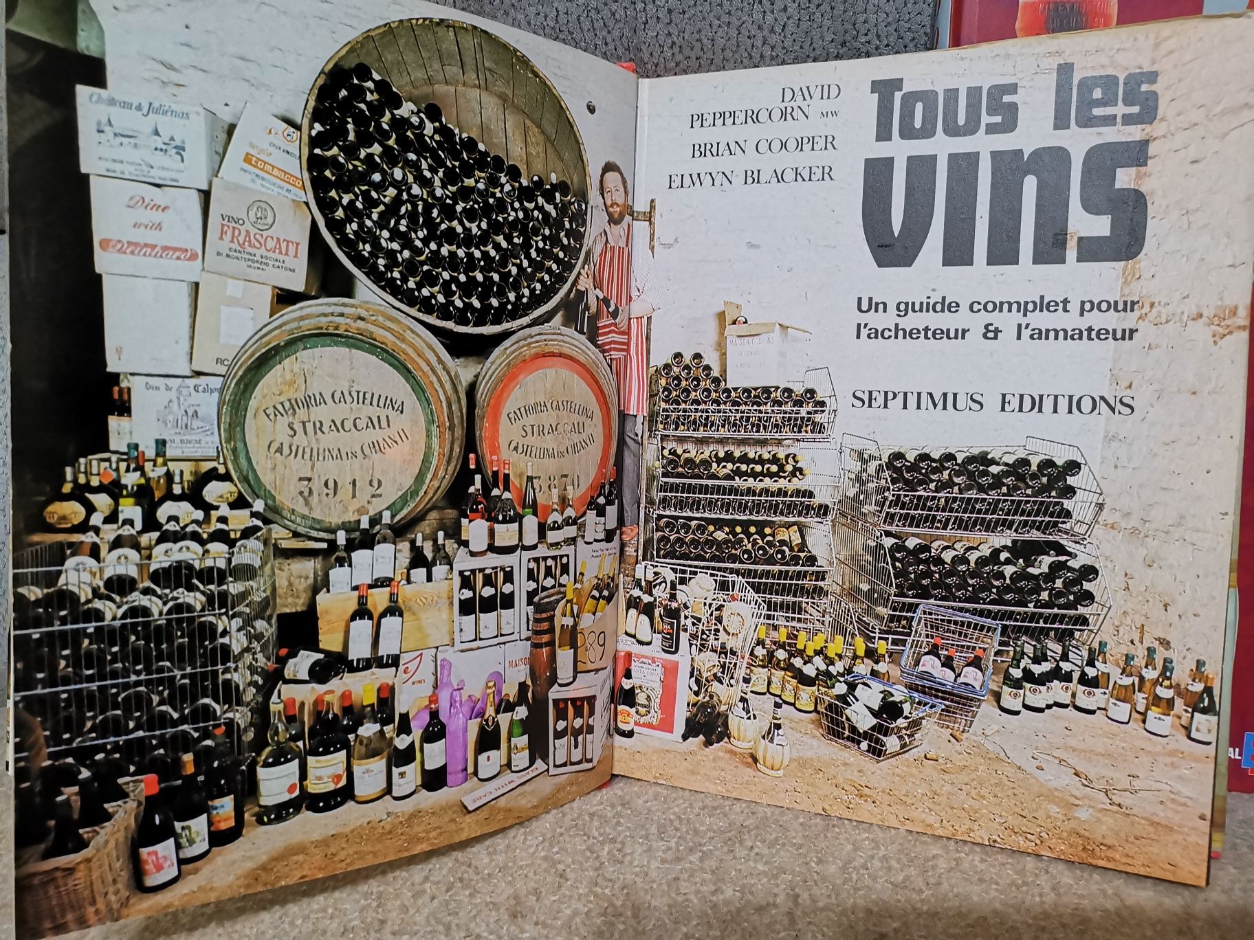 Tous Les Vins, David Peperconn, livro colecionador