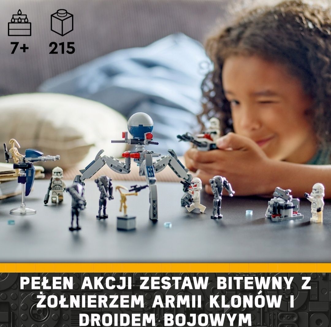 LEGO 75372 Star Wars Zestaw bitewny żołnierz armii klonów droid bojowy