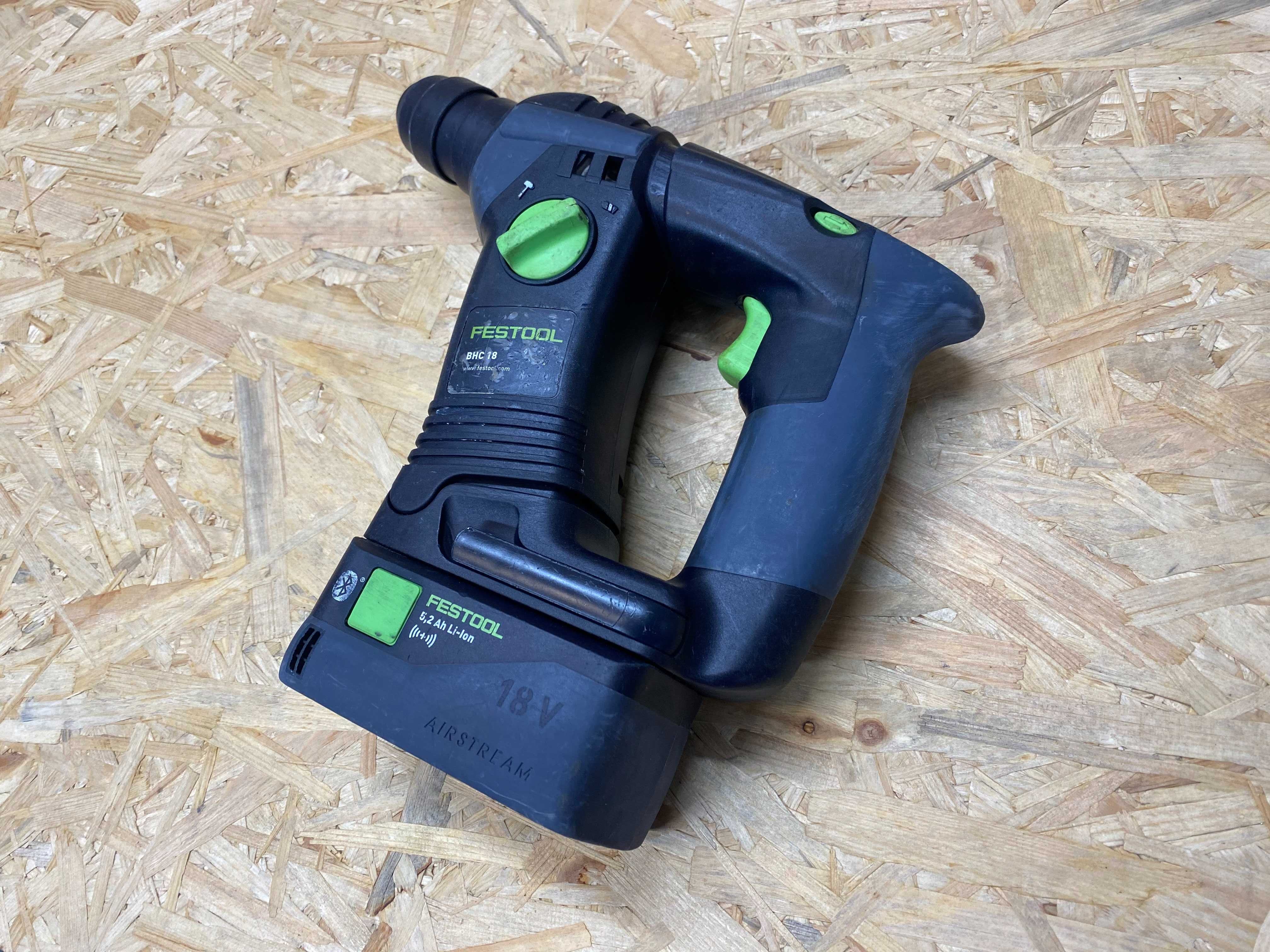 Młotowiertarka Festool BHC 18 + akumulator 18V 5.2Ah – 2021 r