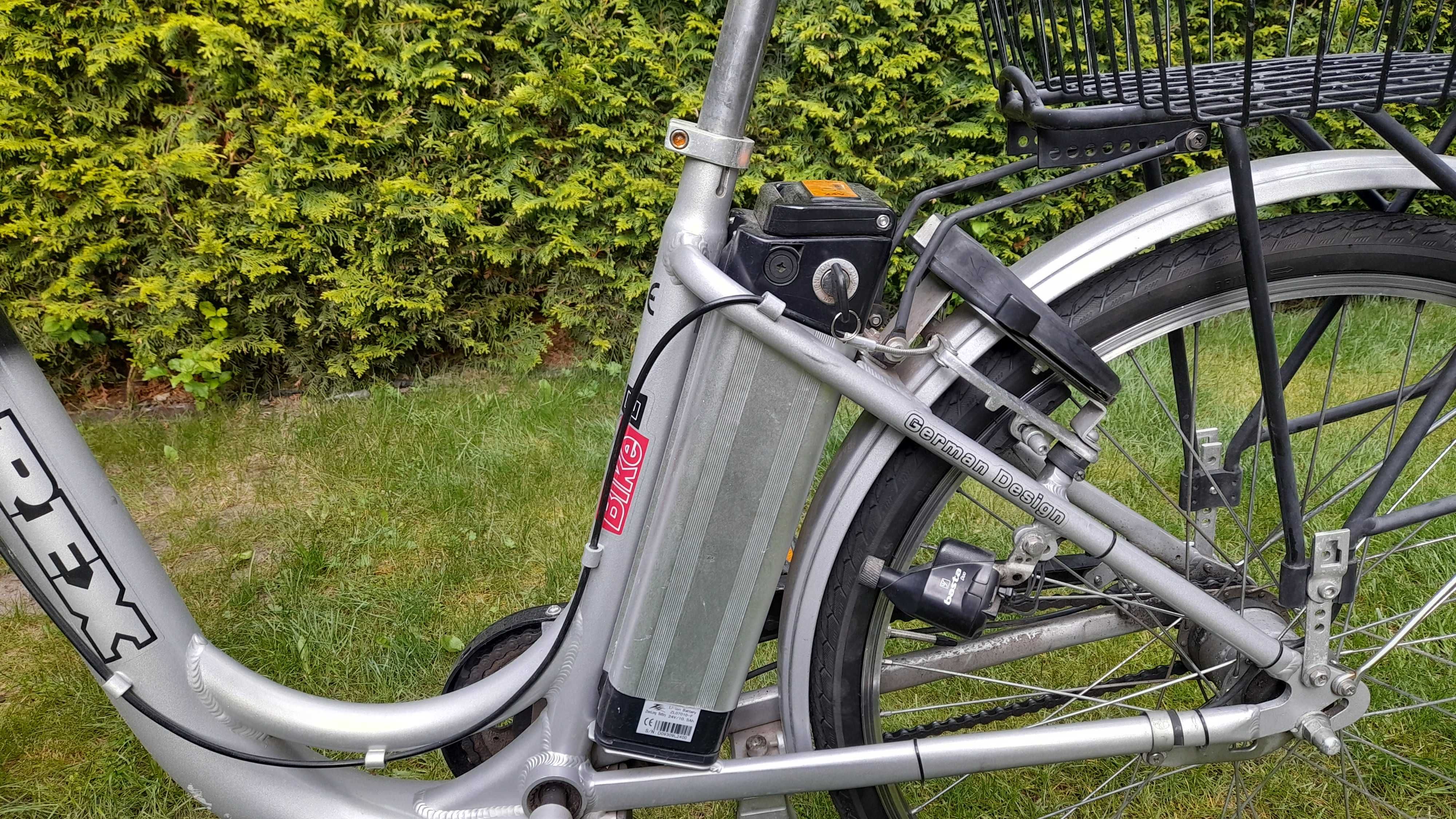 Rower elektryczny Alu Rex w bardzo dobrym stanie.