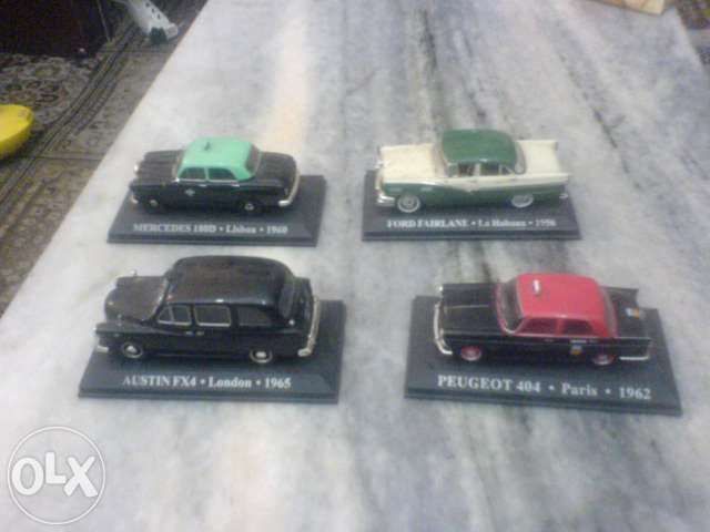 Carros miniatura de colecção