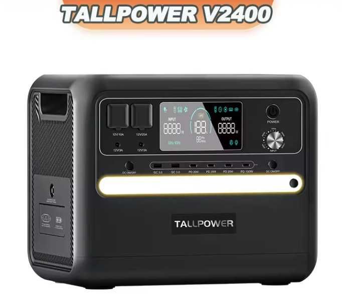 Estação Energia Tallpower 2400W MPPT 500W 2160Wh