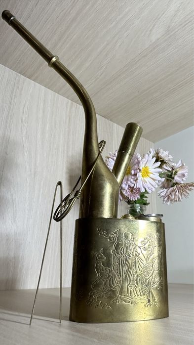 Старинная китайская опиумная курительница начало ХХ века!