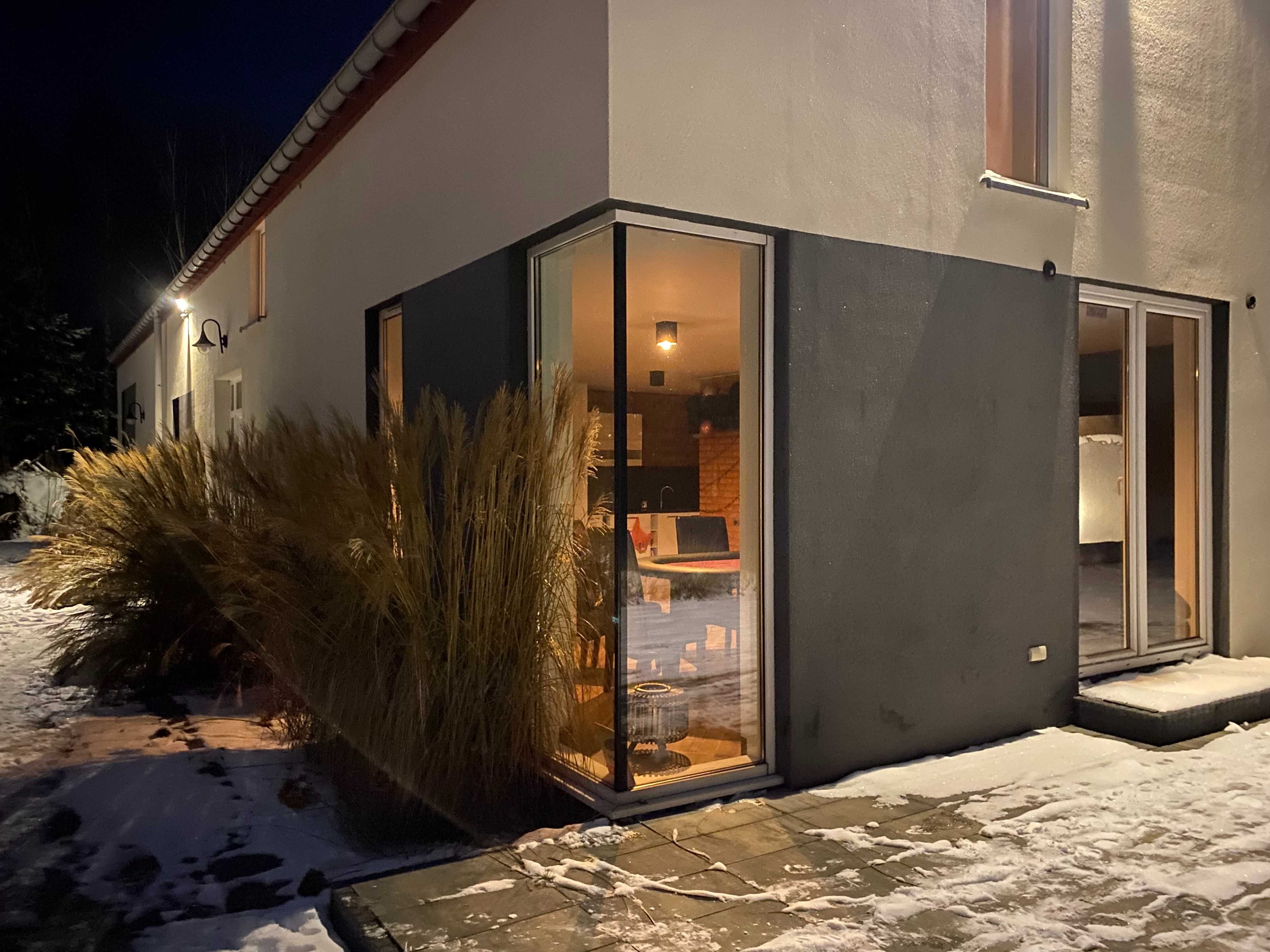 Domek z balią i jeziorem Jacuzzi Wypoczynek Wieczór Panieński