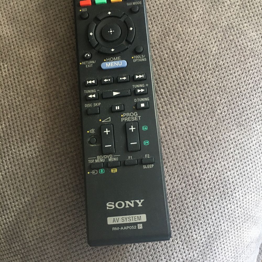 Pilot audio   Sony av system rm-AAP052