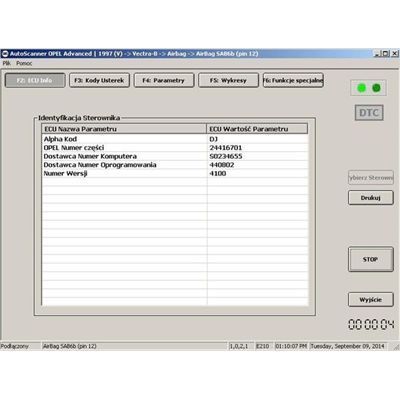 Interfejs Opel Scanner Usb 1987r-2005r Z Licencją