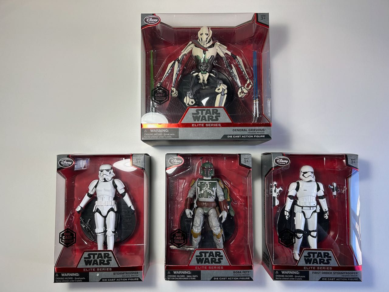 Pack 9 figuras Star Wars Disney Elite Series