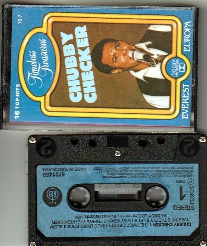 MC CHUBBY CHECKER Ponadczasowe skarby- kaseta magnetofonowa