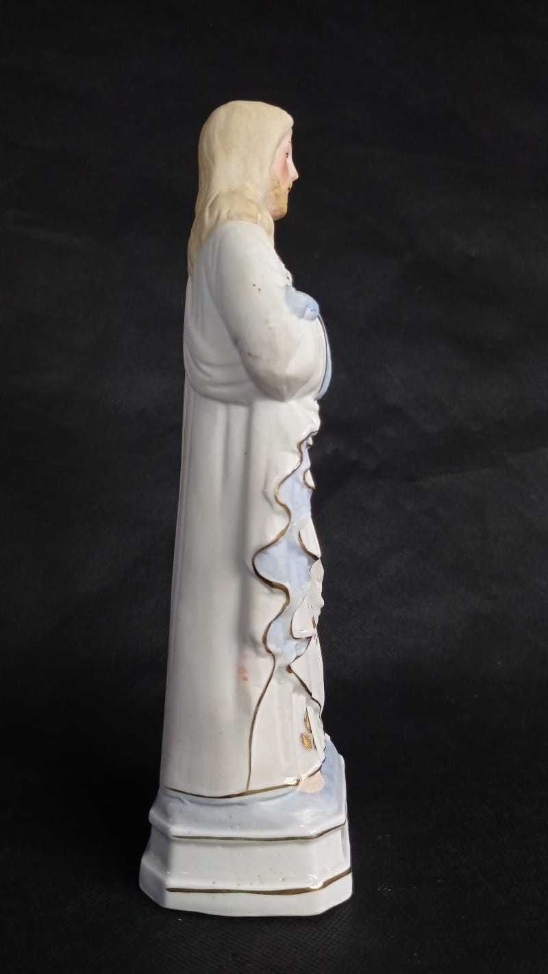 Jezus stara porcelanowa figurka Serca Jezusa