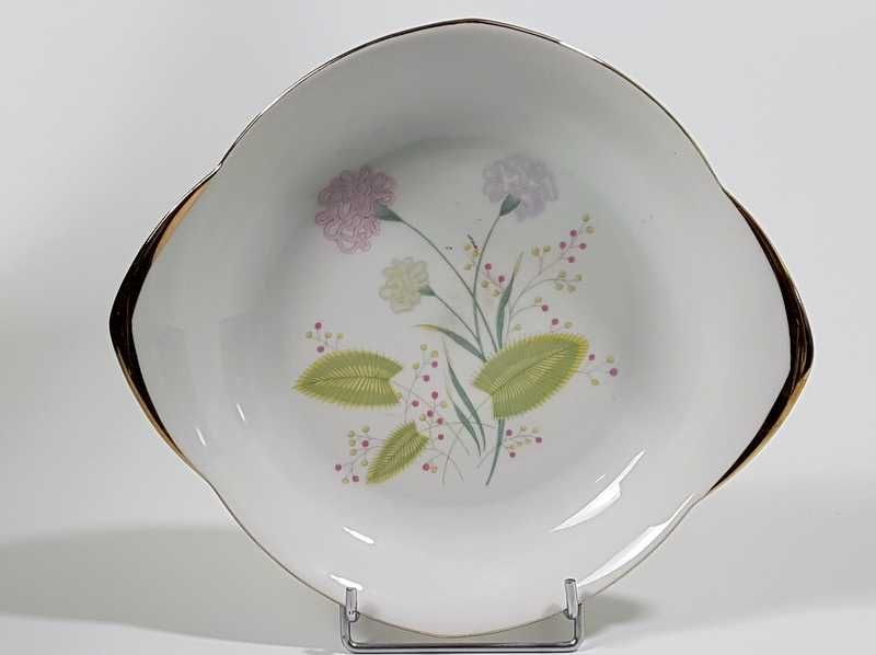 Patera, talerz Vintage Hutschenreuther Bavaria, porcelana polne kwiaty