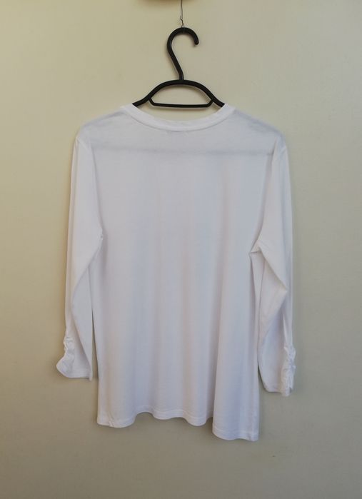 Blusa branca da marca Stradivarius - T. XL