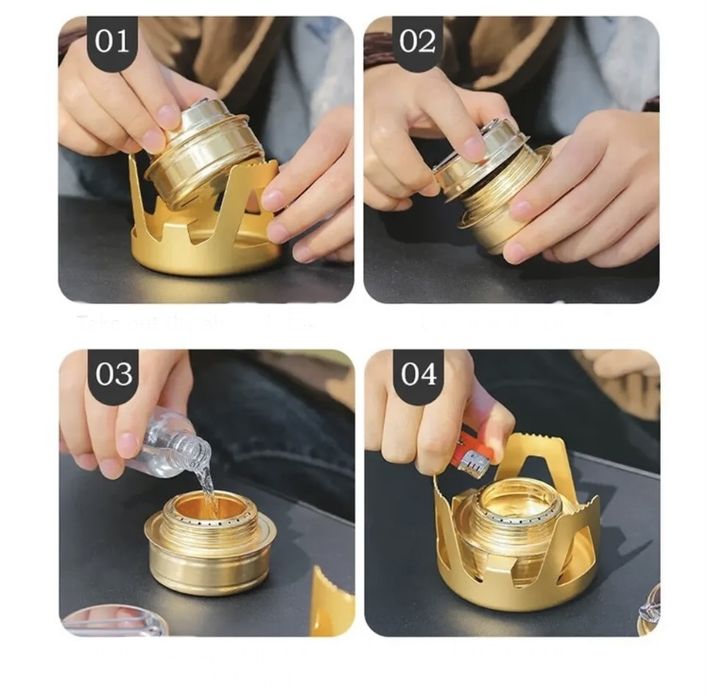 Портативний пальник, спиртовий, похідний