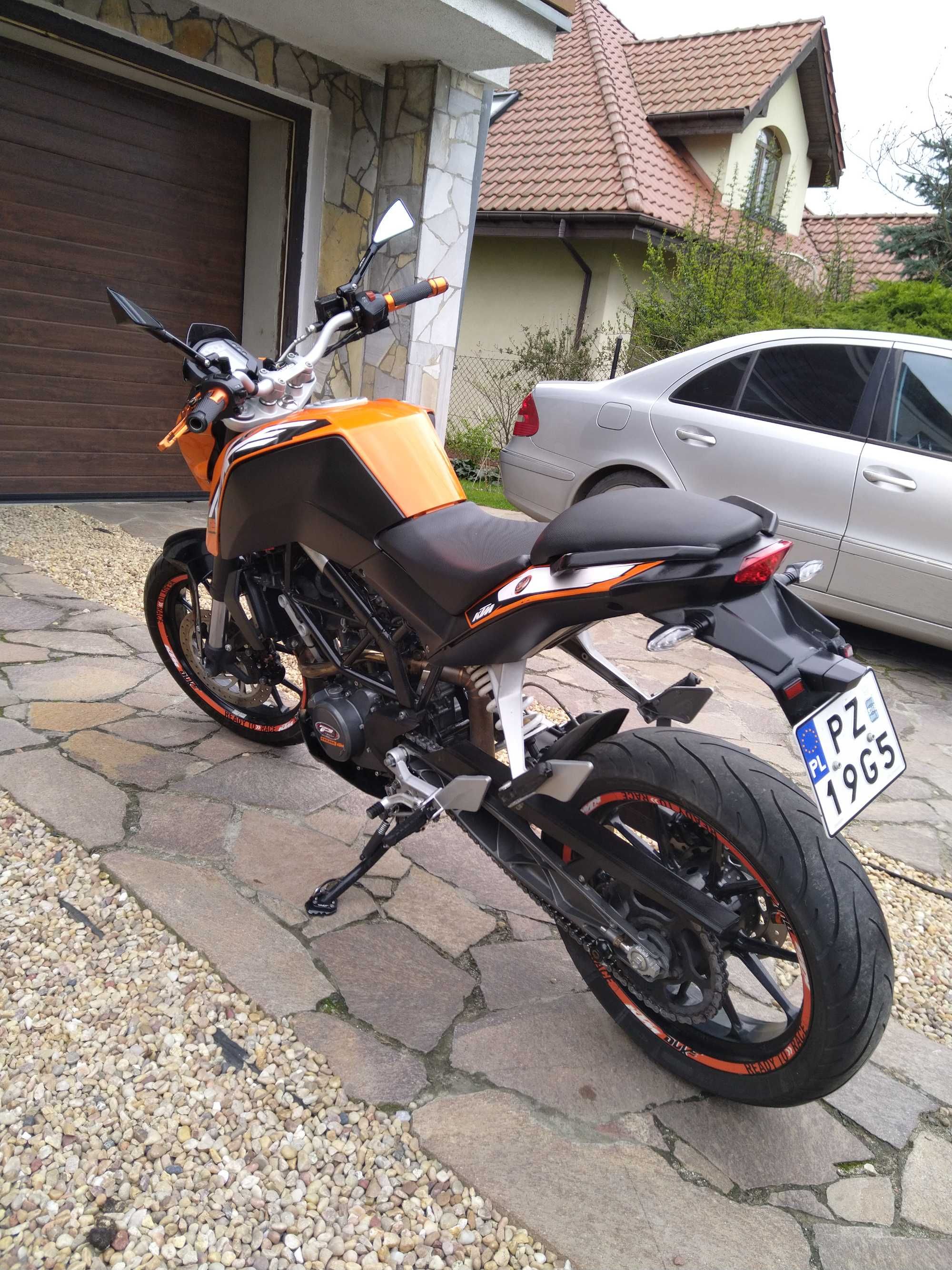 KTM 125 Duke Zarejestrowany