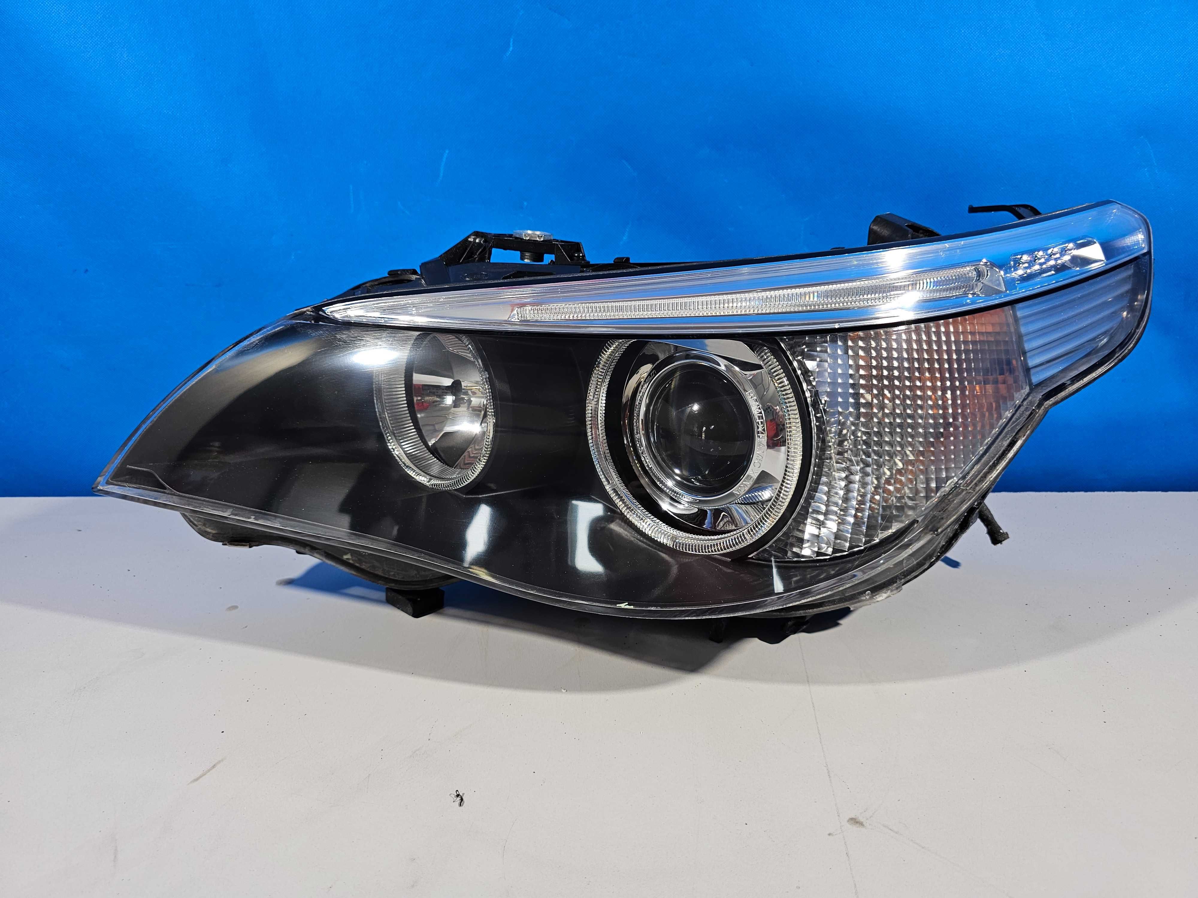 Bmw E60 E61 Lampa Przód Przednia Lewa Bi-Xenon Skrętna Skrętny Ładna