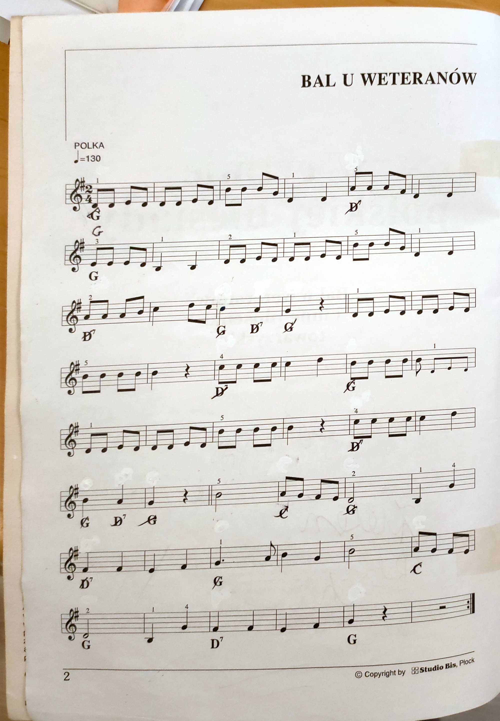 Nuty, śpiewnik - Zagraj to sam - W rytmie polskiej biesiady, cz I