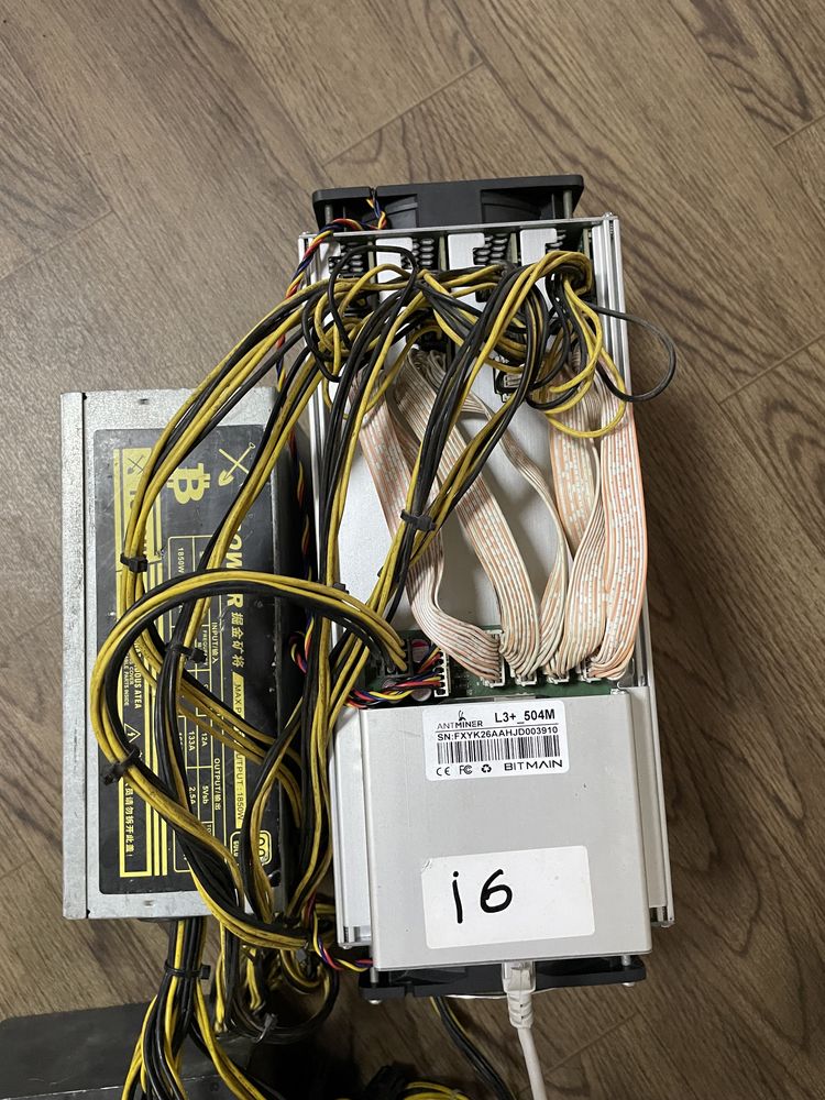 Antminer l3+ ref 504 МН