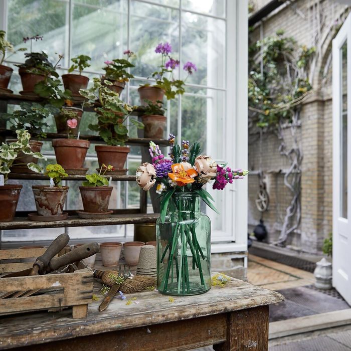 конструктор як lego букет квітів лего букет цветом подарок