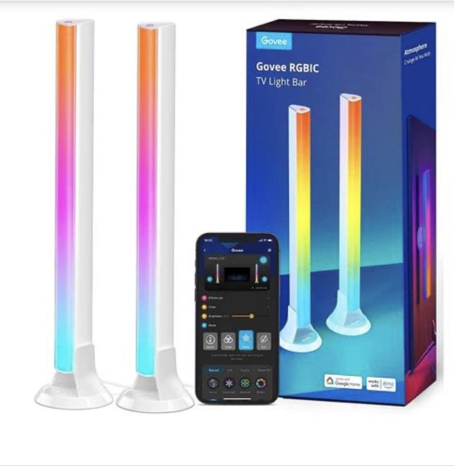 2 шт Световые панели Govee RGBIC H6046 подсветка телевизора WiFi