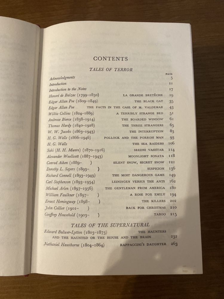 Livro Great Tales of Terror and the supernatural - Herbert A. Wise